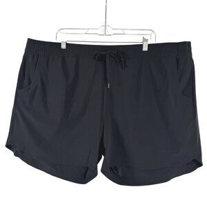 Eddie Bauer Departure Shorts Womens 2X Black Stretch Outdoor NWT‎ SS-2013